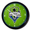 Seattle Sounders: Retro Lighted Wall Clock