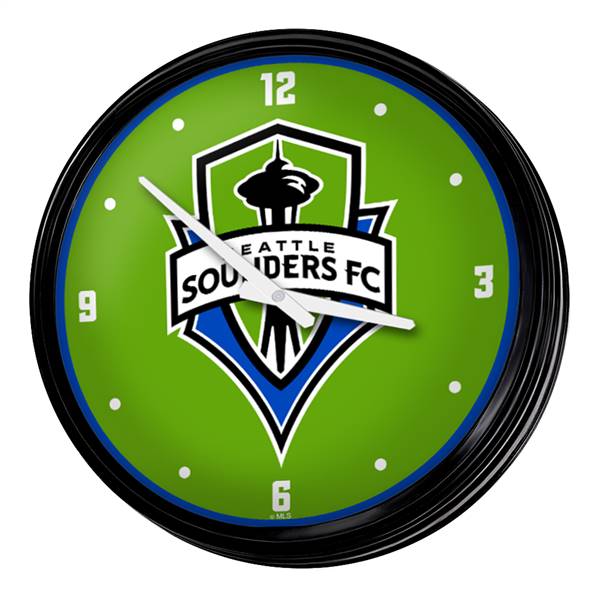 Seattle Sounders: Retro Lighted Wall Clock