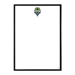 Seattle Sounders: Framed Dry Erase Wall Sign