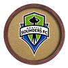 Seattle Sounders: "Faux" Barrel Framed Cork Board  