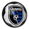 San Jose Earthquakes: Soccer - Round Slimline Lighted Wall Sign