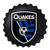 San Jose Earthquakes: Bottle Cap Wall Sign