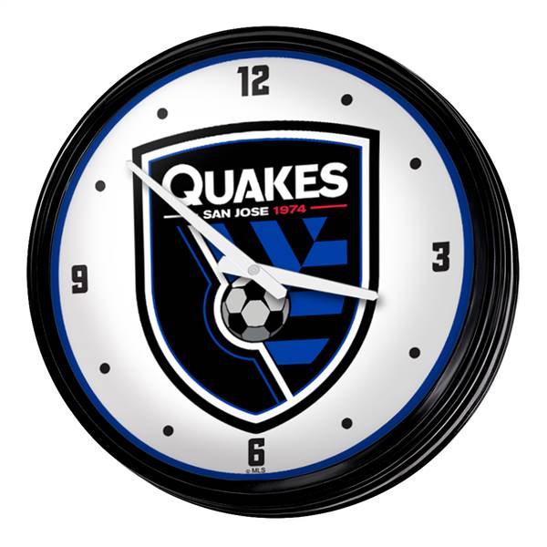 San Jose Earthquakes: Retro Lighted Wall Clock