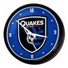 San Jose Earthquakes: Retro Lighted Wall Clock