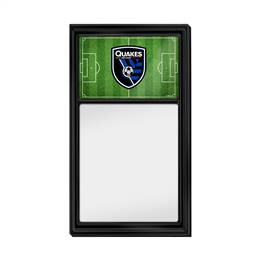 San Jose Earthquakes: Pitch - Dry Erase Note Board