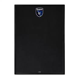 San Jose Earthquakes: Framed Chalkboard Wall Sign