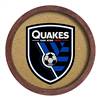 San Jose Earthquakes: "Faux" Barrel Framed Cork Board  