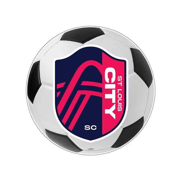 St. Louis CITYSC: Soccer Ball - Edge Glow Lighted Wall Sign
