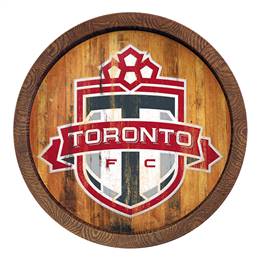 Toronto FC: Weathered "Faux" Barrel Top Sign  