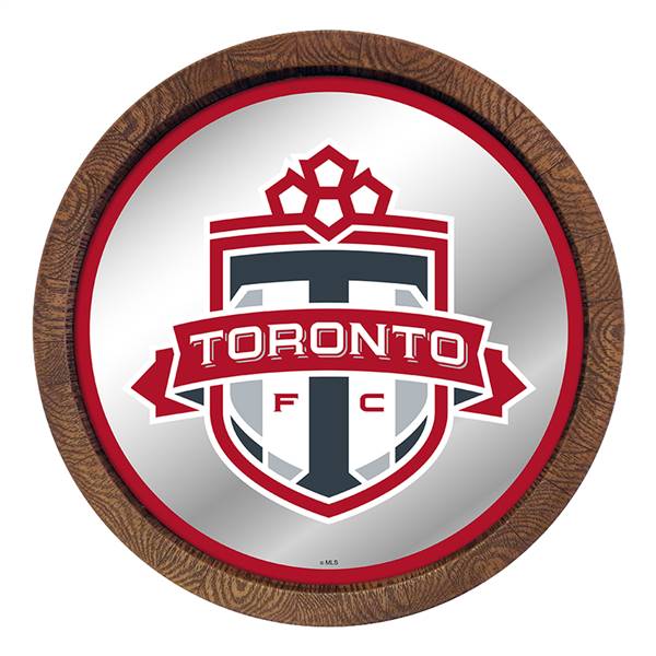 Toronto FC: Barrel Top Framed Mirror Mirrored Wall Sign