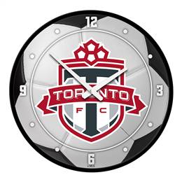 Toronto FC: Soccer Ball - Modern Disc Wall Clock