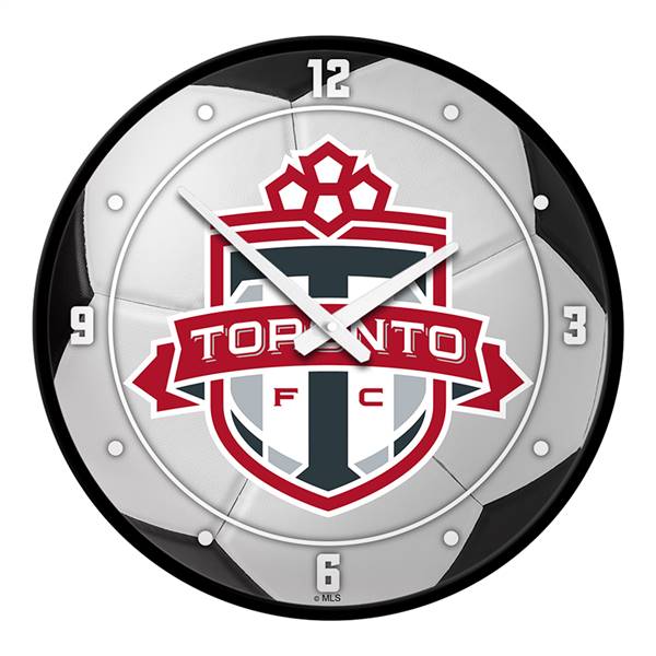 Toronto FC: Soccer Ball - Modern Disc Wall Clock