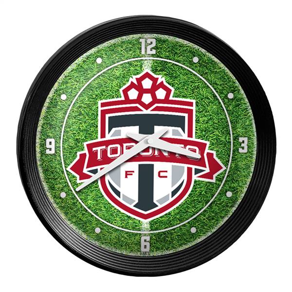 Toronto FC: Pitch - Ribbed Frame Wall Clock