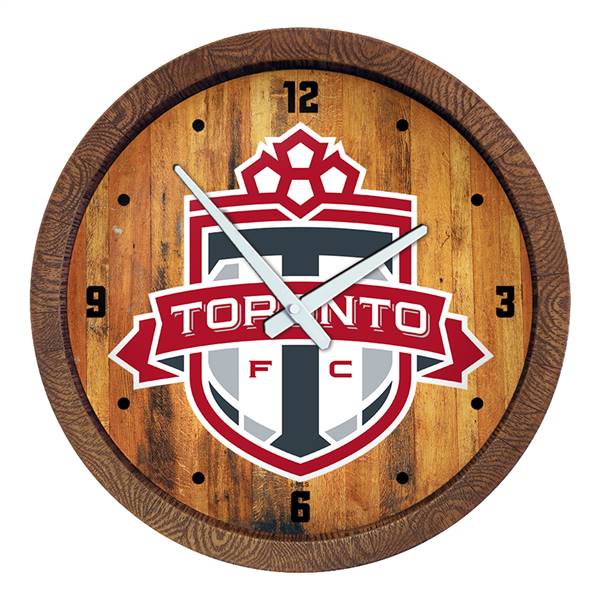 Toronto FC: "Faux" Barrel Top Clock  