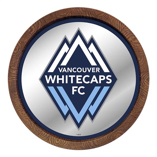 Vancouver Whitecaps FC: Barrel Top Framed Mirror Mirrored Wall Sign