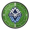 Vancouver Whitecaps FC: Pitch - Modern Disc Wall Clock