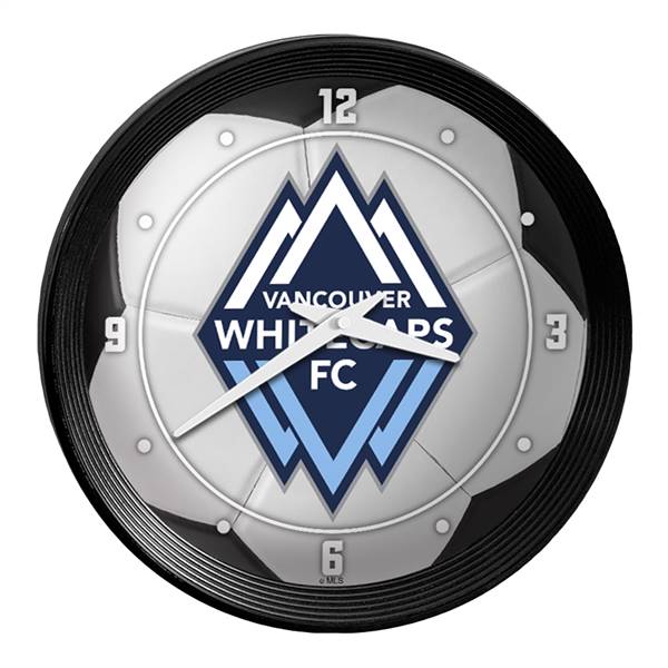 Vancouver Whitecaps FC: Soccer Ball - Ribbed Frame Wall Clock