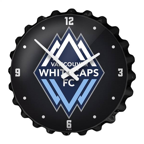 Vancouver Whitecaps FC: Bottle Cap Wall Clock
