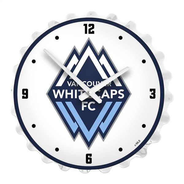 Vancouver Whitecaps FC: Bottle Cap Lighted Wall Clock