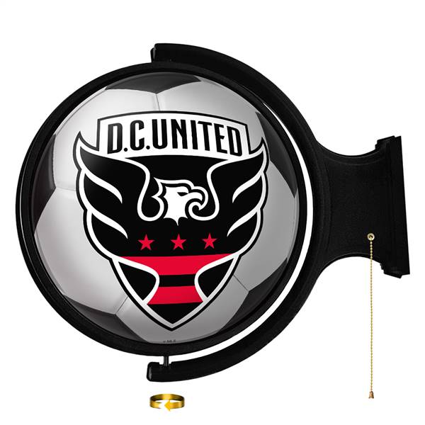 D.C. United: Soccer Ball - Original Round Rotating Lighted Wall Sign  