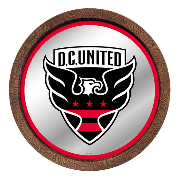D.C. United: Barrel Top Framed Mirror Mirrored Wall Sign