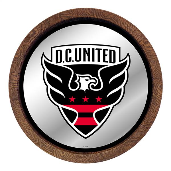 D.C. United: Barrel Top Framed Mirror Mirrored Wall Sign