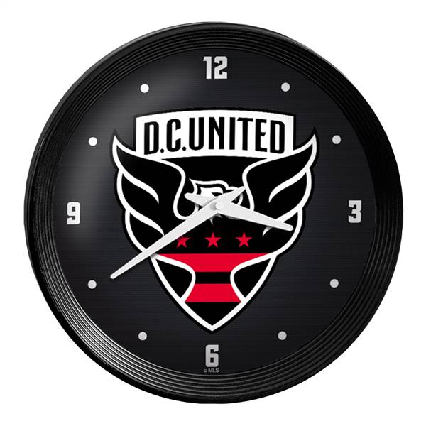D.C. United: Ribbed Frame Wall Clock