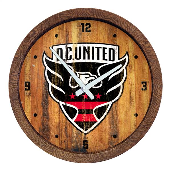 D.C. United: Weathered "Faux" Barrel Top Clock  