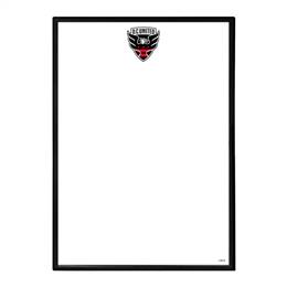 D.C. United: Framed Dry Erase Wall Sign