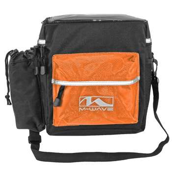 M-Wave  Utrecht Handlebar Bicycle Bag in Black/Orange