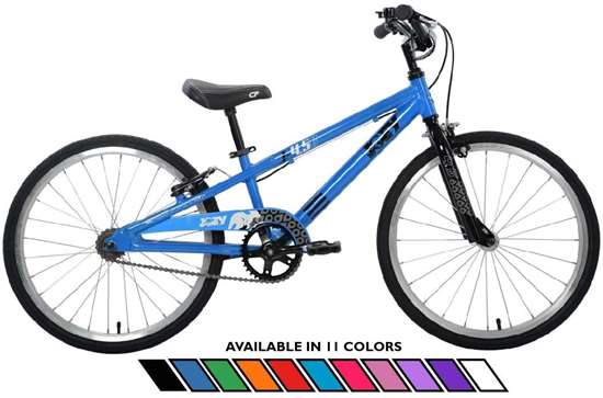 Joey 4.5 Ergonomic Kids Bicycle, For Boys or Girls, Age 5 and up, Height 43-54 inches, in Blue  