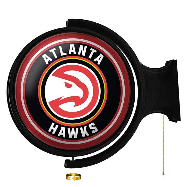 Atlanta Hawks: Original Round Rotating Lighted Wall Sign    