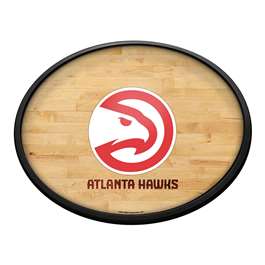 Atlanta Hawks: Oval Slimline Lighted Wall Sign