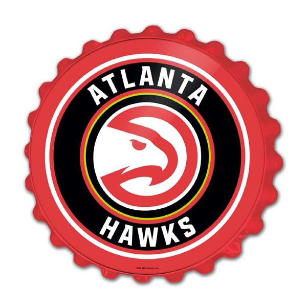 Atlanta Hawks: Bottle Cap Wall Sign