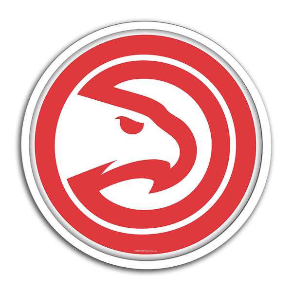 Atlanta Hawks: Modern Disc Wall Sign