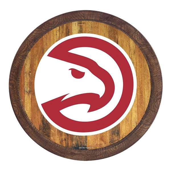 Atlanta Hawks: "Faux" Barrel Top Sign