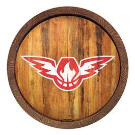 Atlanta Hawks: Logo - "Faux" Barrel Top Sign