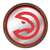 Atlanta Hawks: "Faux" Barrel Top Mirrored Wall Sign