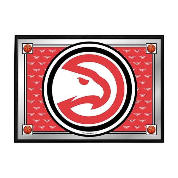 Atlanta Hawks: Team Spirit - Framed Mirrored Wall Sign
