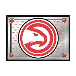 Atlanta Hawks: Team Spirit - Framed Mirrored Wall Sign