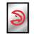 Atlanta Hawks: Vertical Framed Mirrored Wall Sign