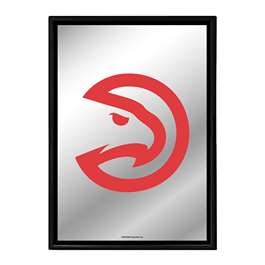 Atlanta Hawks: Vertical Framed Mirrored Wall Sign