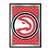 Atlanta Hawks: Team Spirit - Framed Mirrored Wall Sign