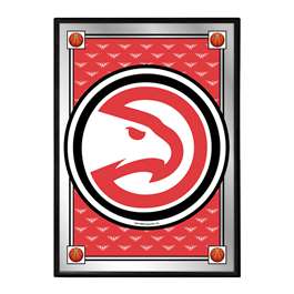 Atlanta Hawks: Team Spirit - Framed Mirrored Wall Sign