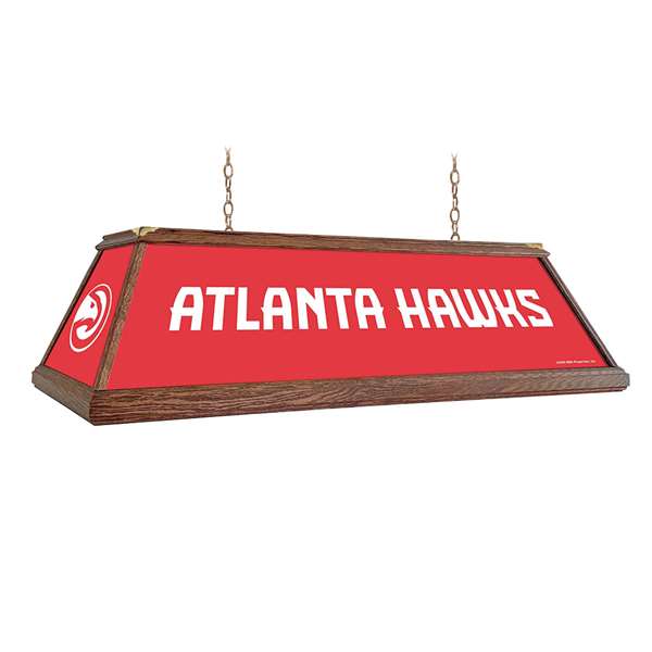 Atlanta Hawks: Premium Wood Pool Table Light