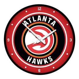 Atlanta Hawks: Modern Disc Wall Clock