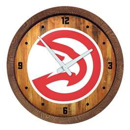 Atlanta Hawks: "Faux" Barrel Top Clock