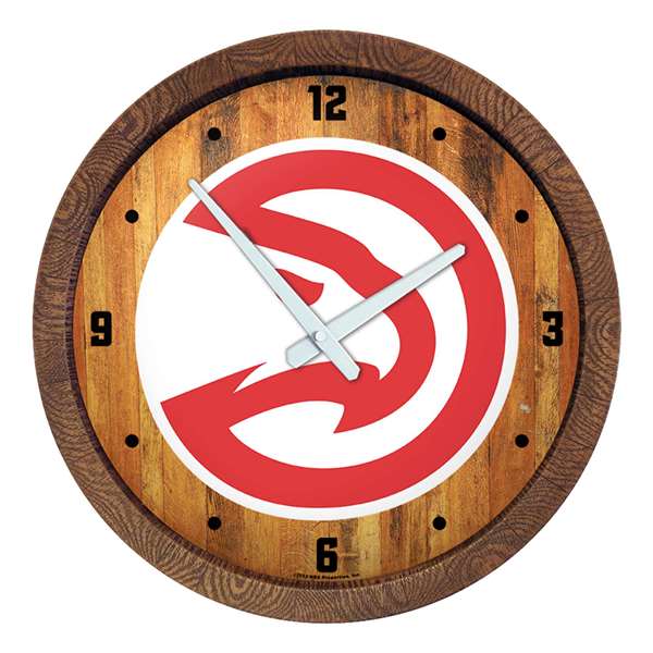 Atlanta Hawks: "Faux" Barrel Top Clock