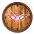 Atlanta Hawks: Logo - "Faux" Barrel Top Clock