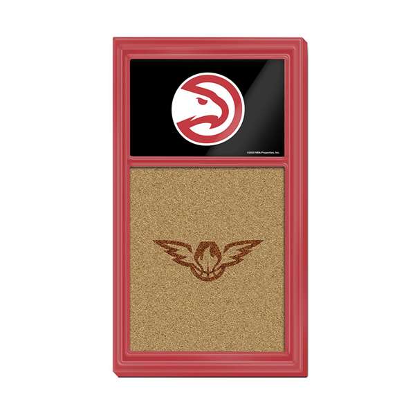 Atlanta Hawks: Dual Logo - Cork Note Board